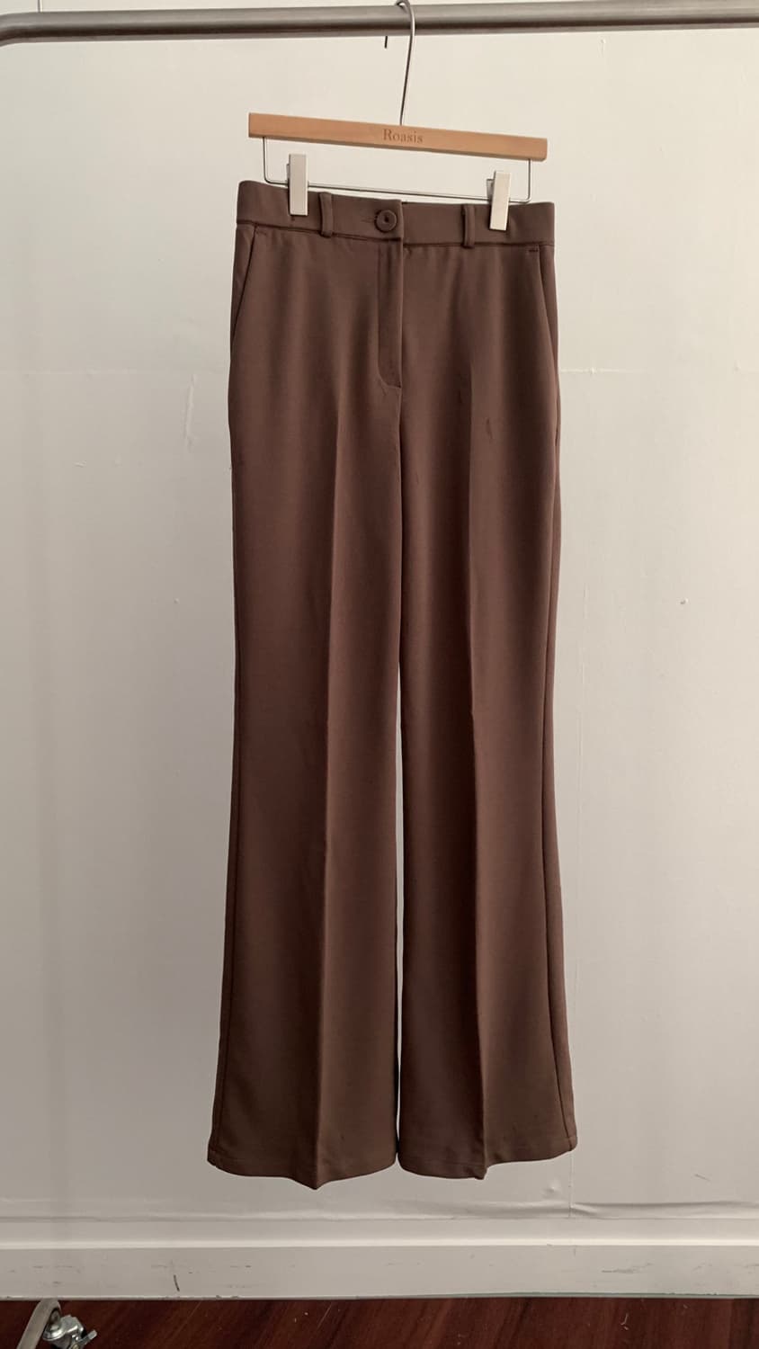 로아시스 매직 부츠컷 슬랙스 코코아색상 상품이미지7