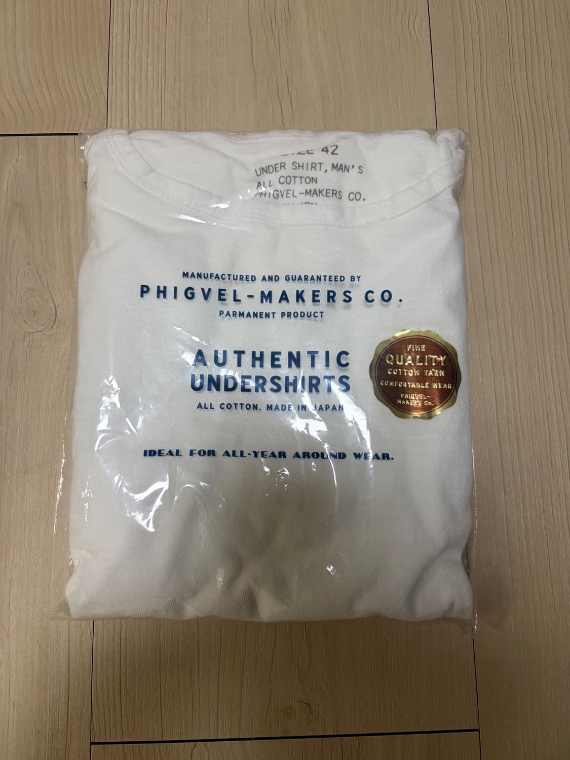 피그벨 반팔티 화이트 4사이즈 새상품 상품이미지3