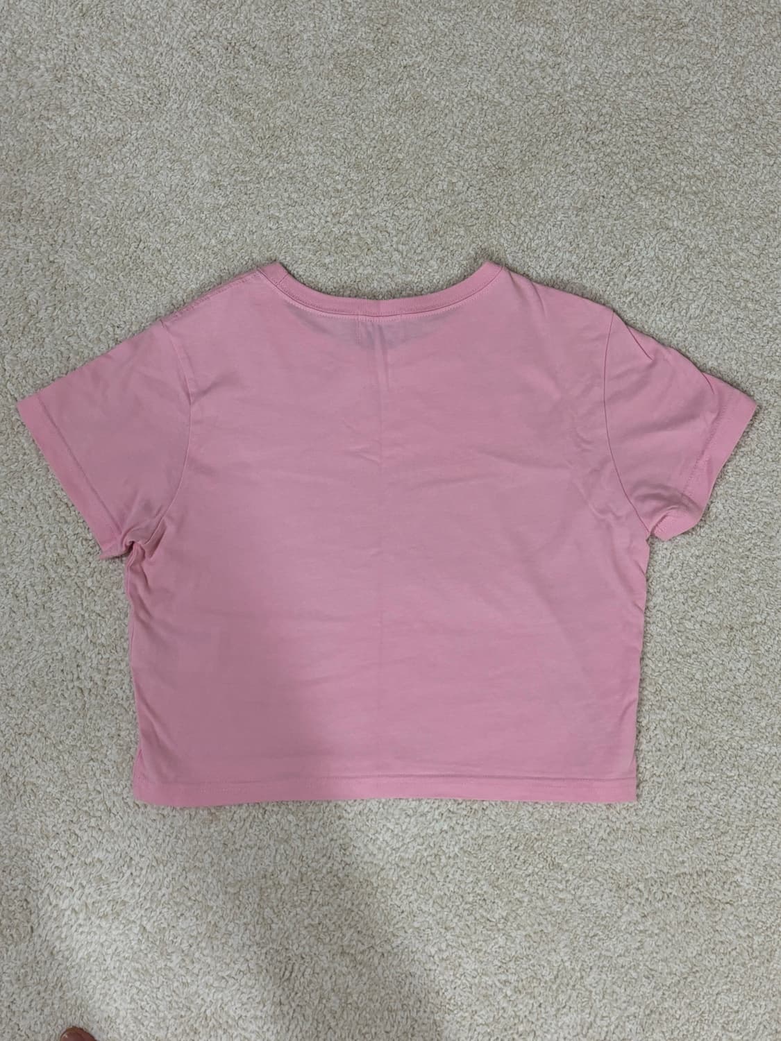 [마리떼] 클래식 로고 크롭티 (핑크 / S) 상품이미지4