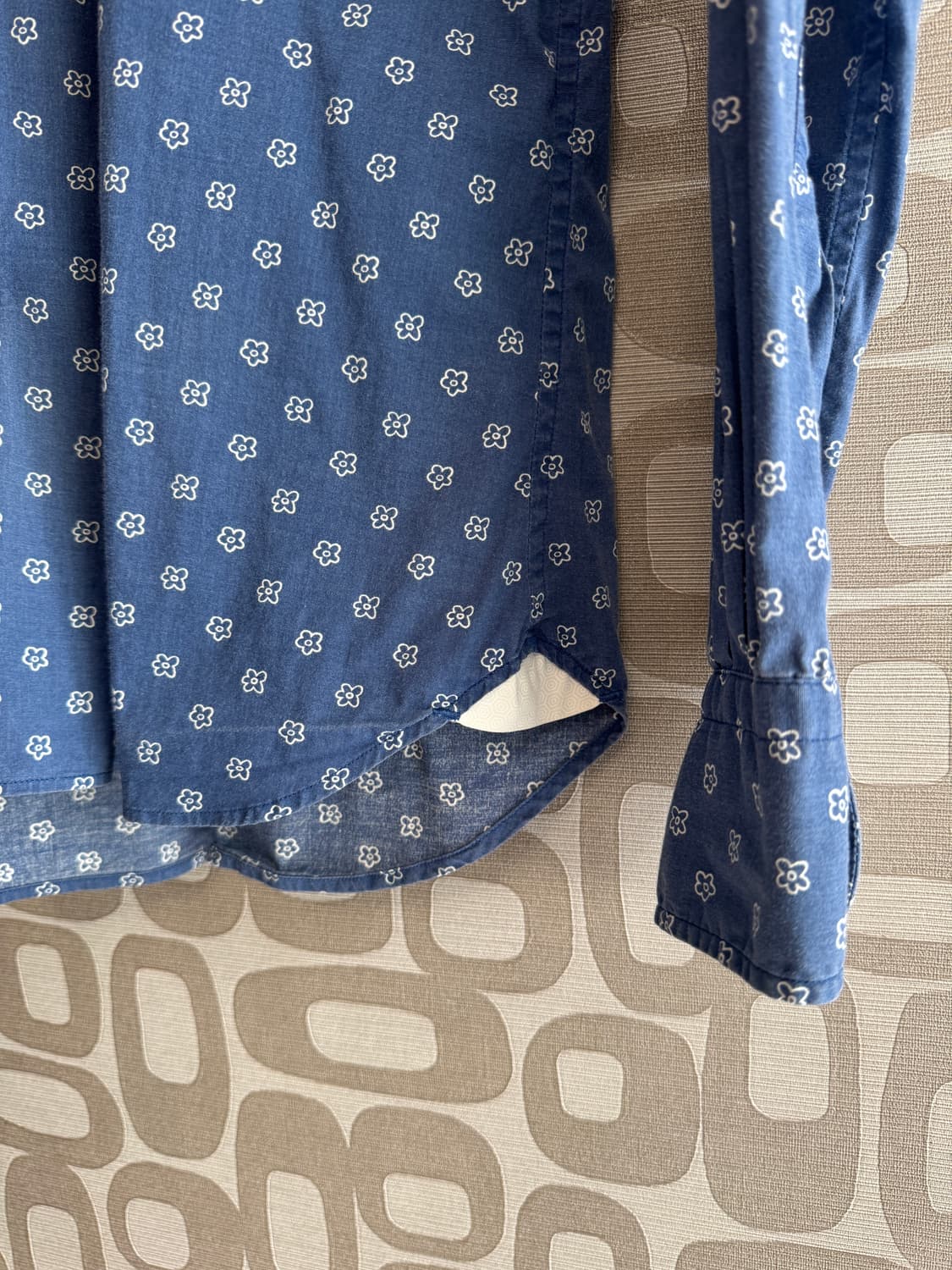 Orian 오리앙 플라워 패턴 셔츠 상품이미지2