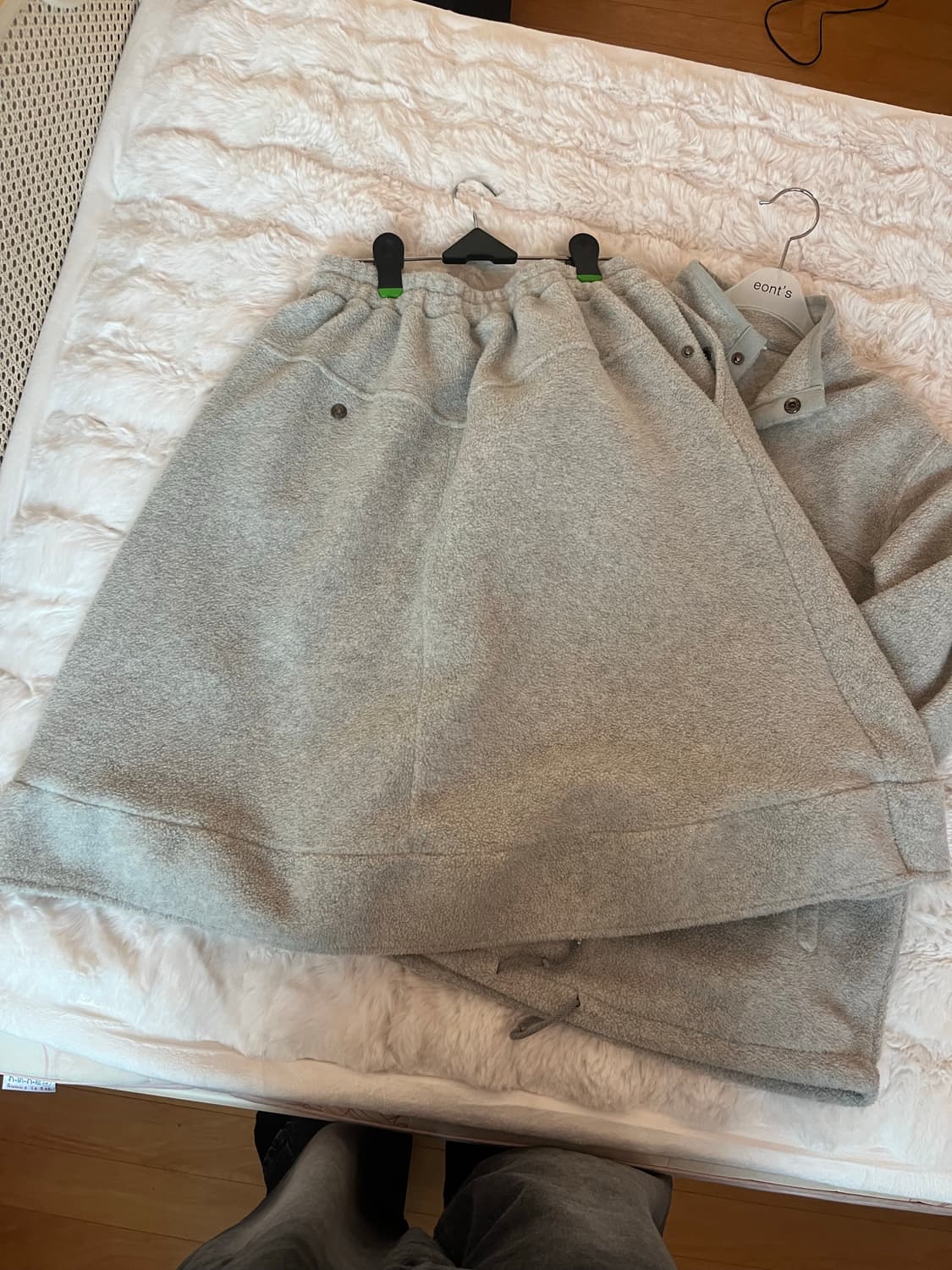 에옹쓰 마운틴 플리스 세트 오트밀 상품이미지2