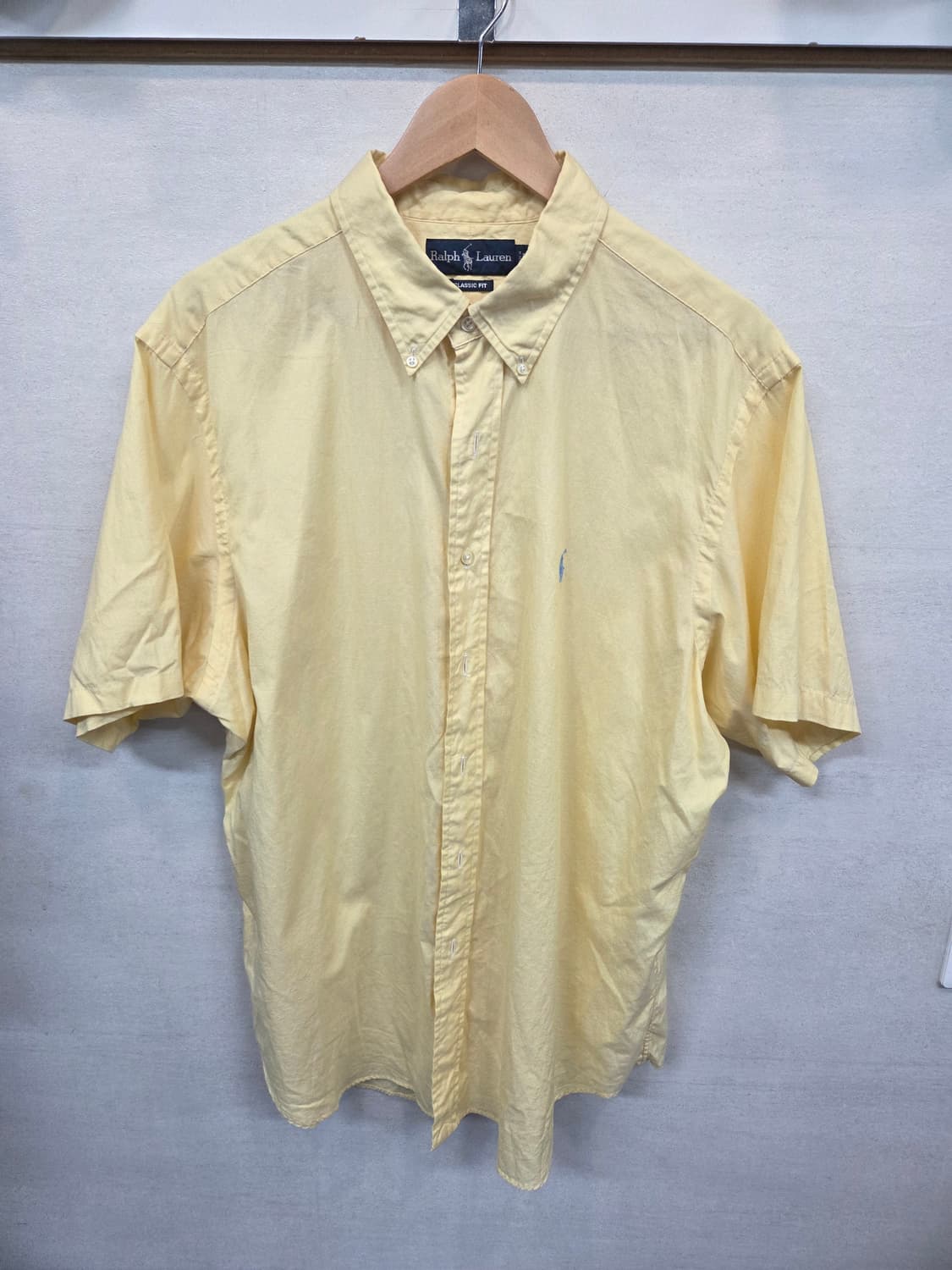 폴로랄프로렌 올드스쿨 셔츠반팔 병아리 xxl  상품이미지1