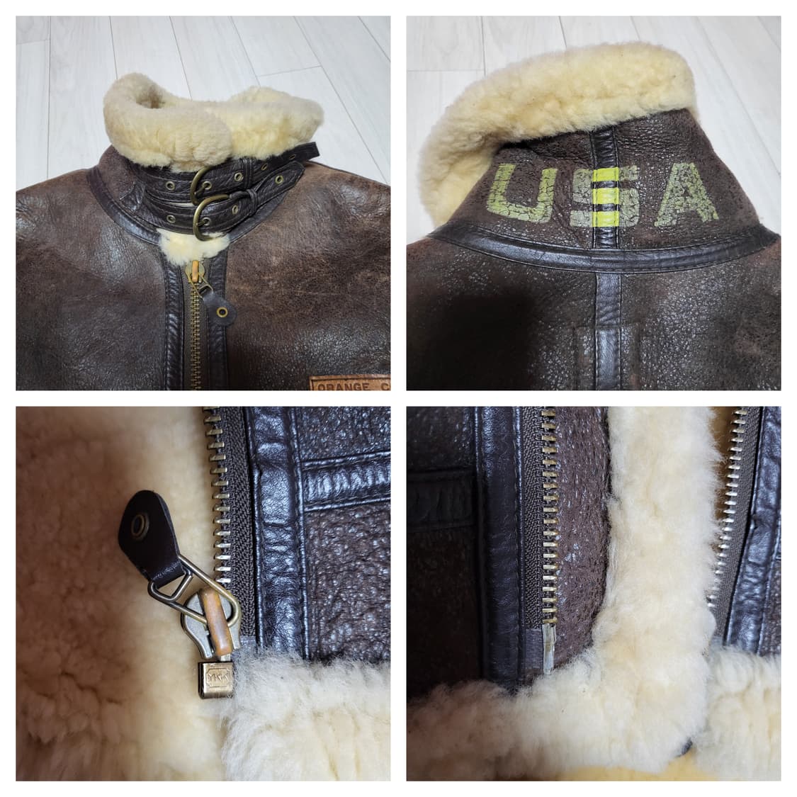 ORANGE COUNTY B-3 TYPE 무스탕 항공자켓 b3무스탕 상품이미지7