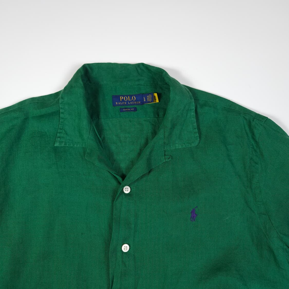 폴로 랄프로렌 린넨 반팔 셔츠 상품이미지2