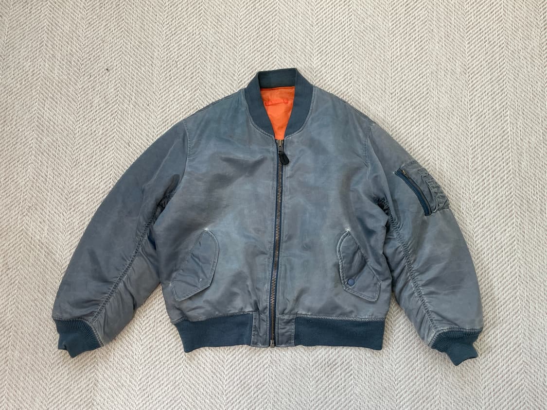 빈티지 썬 페이딩 ma-1 플라이트 자켓 J04119 상품이미지1
