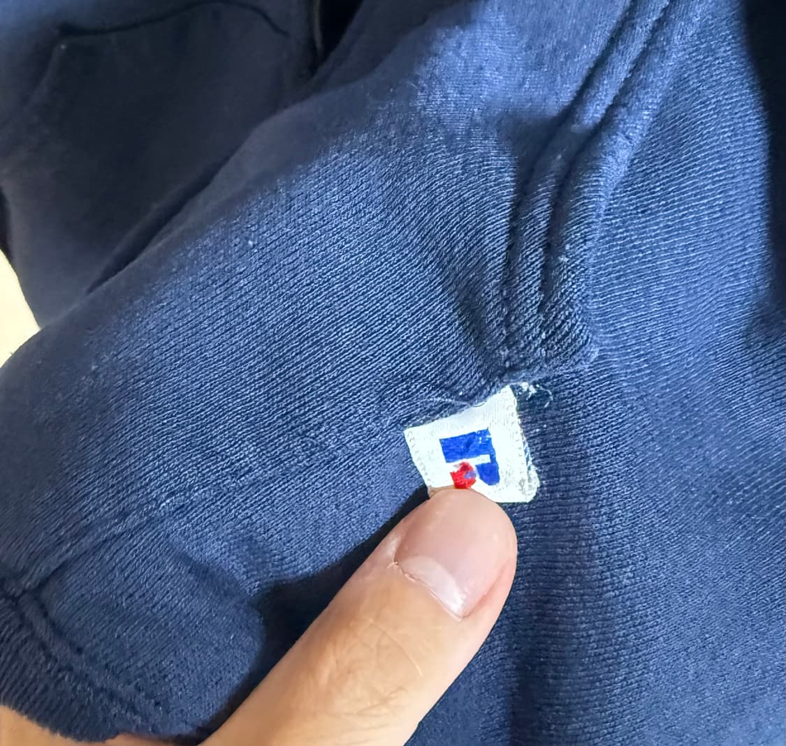 USA Russell Athletic 러셀 애슬레틱 후드집업 XL 빈티지 상품이미지4