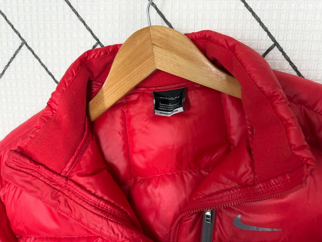 남성 100 L / 나이키 골프 패딩 레드 상품이미지4
