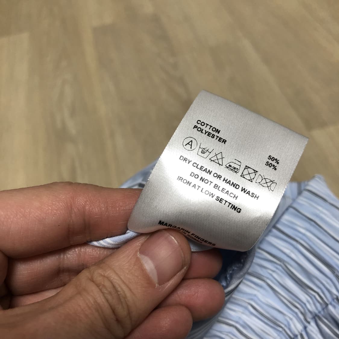 (우먼스 F) 새상품 마가린 핑거스 라운드 레이스 쇼츠 스카이 블루 상품이미지7