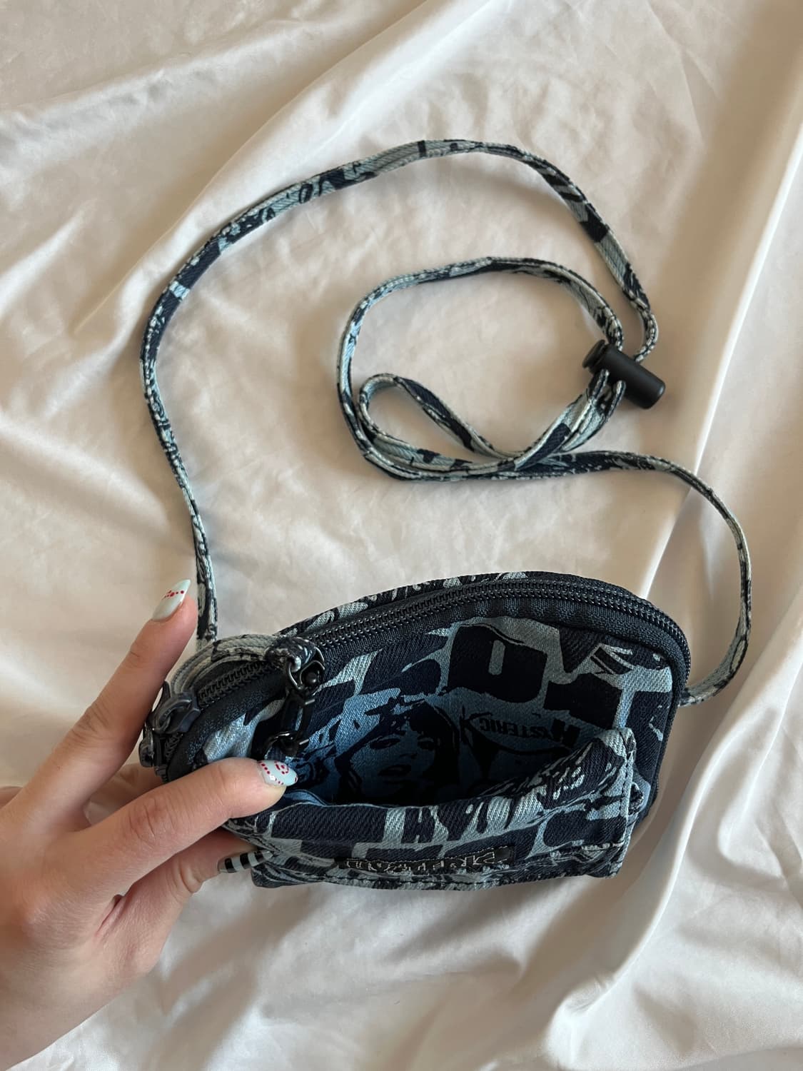 히스테릭 글래머 아카이브 히스걸 데님 크로스백 월렛백 스트링 미니백 상품이미지3