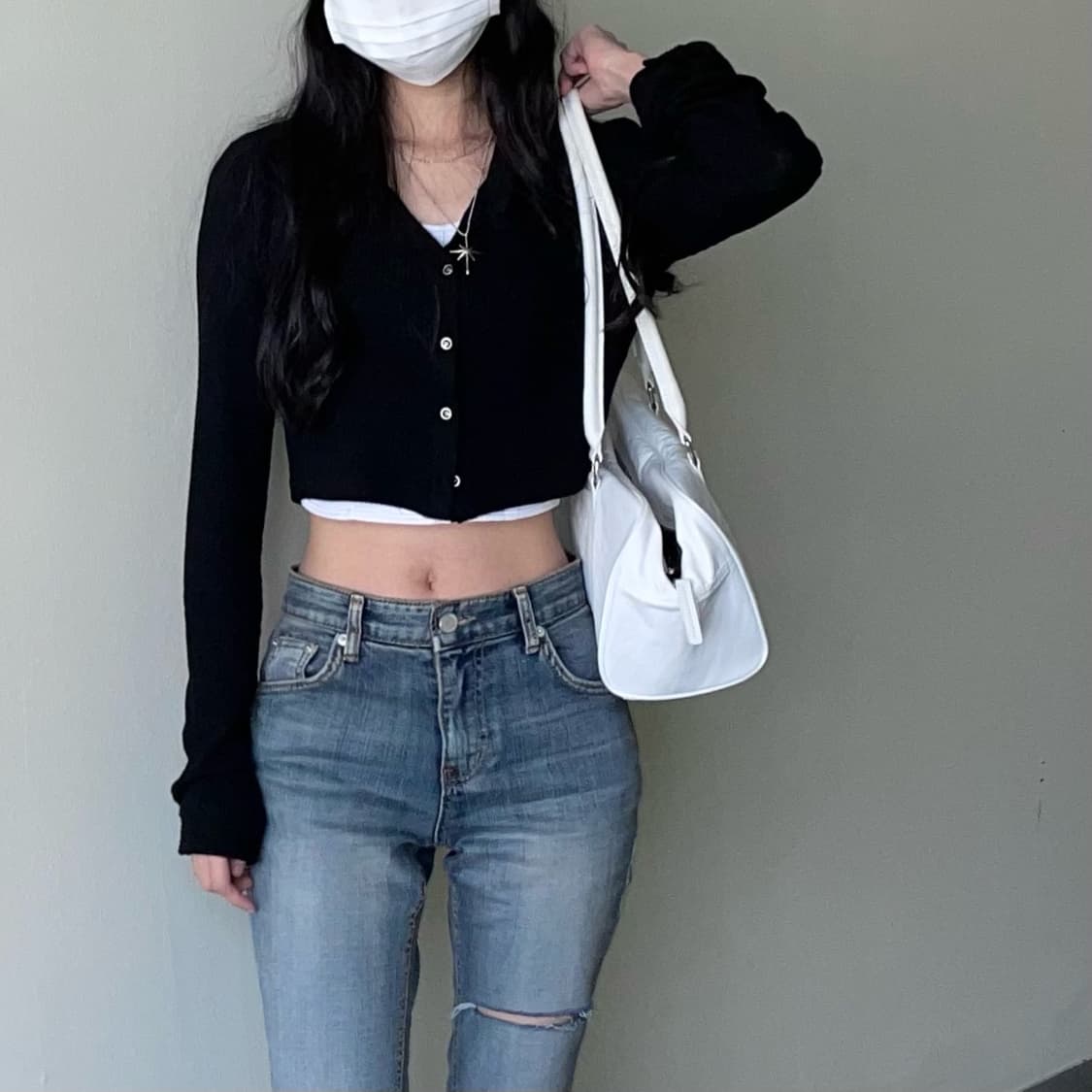 보헤미안서울 크롭가디건  상품이미지2