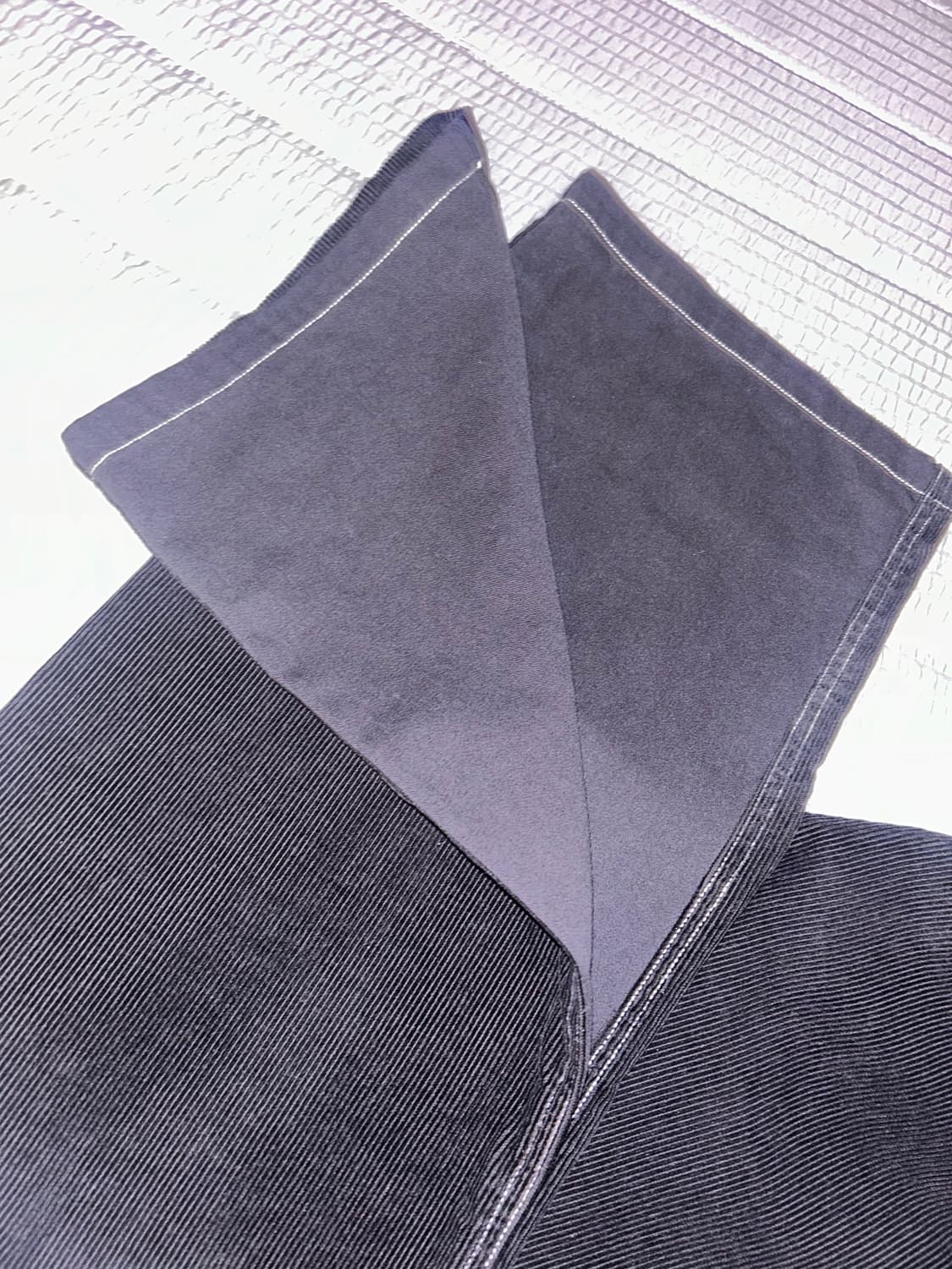 노매뉴얼 HALF & HALF CORDUROY PANTS - BLACK 상품이미지6