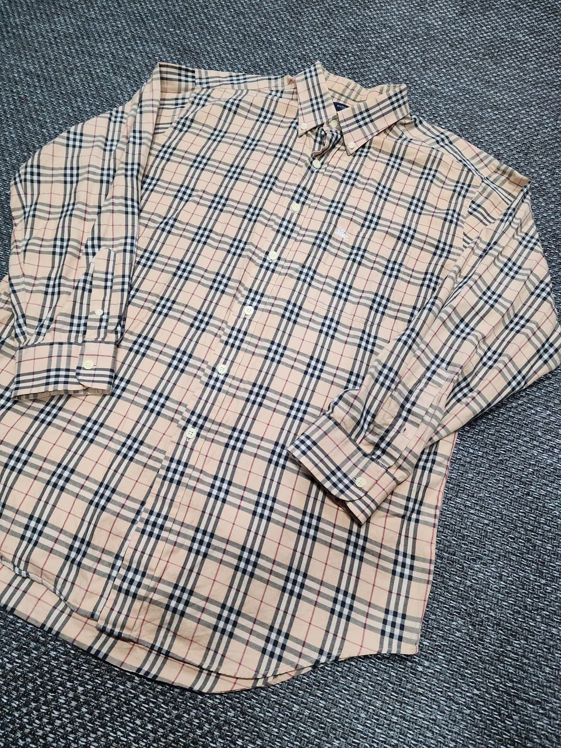 버버리 클래식 노바 체크 로고셔츠 L사이즈  상품이미지7