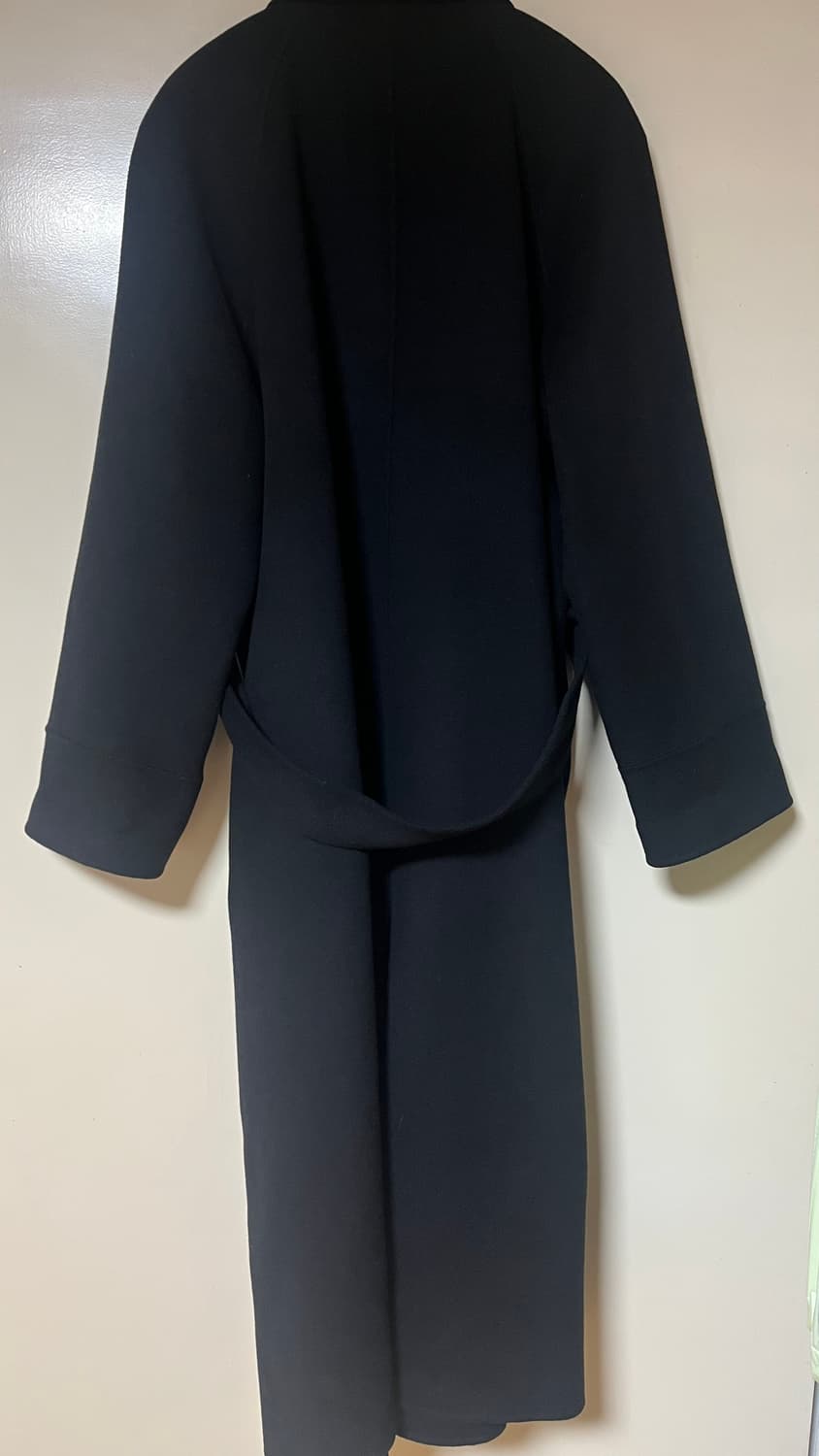 코스 벨티드 더블페이스 울코트 M 블랙 상품이미지3