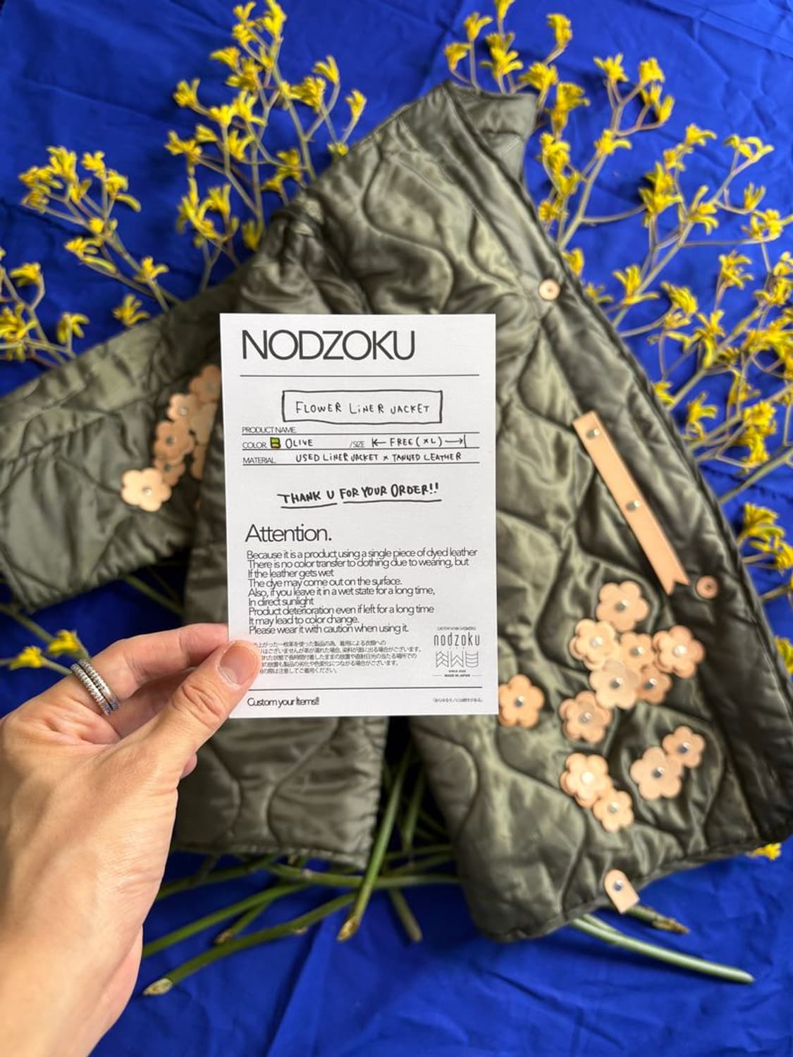 FLOWER LINER JACKET 플라워 라이너 자켓 상품이미지7