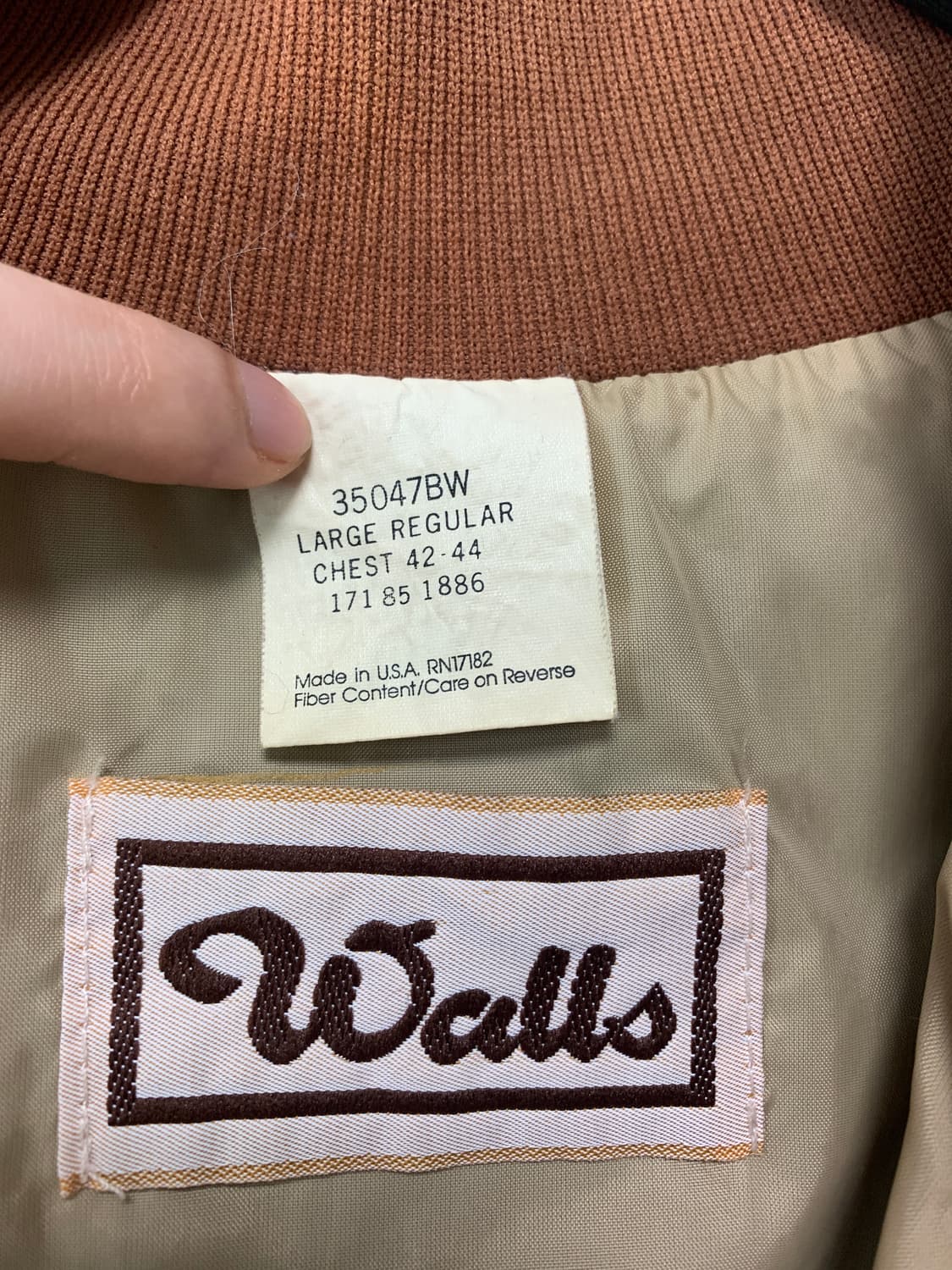 Walls 80s 웨스턴 세틴 자켓 상품이미지3