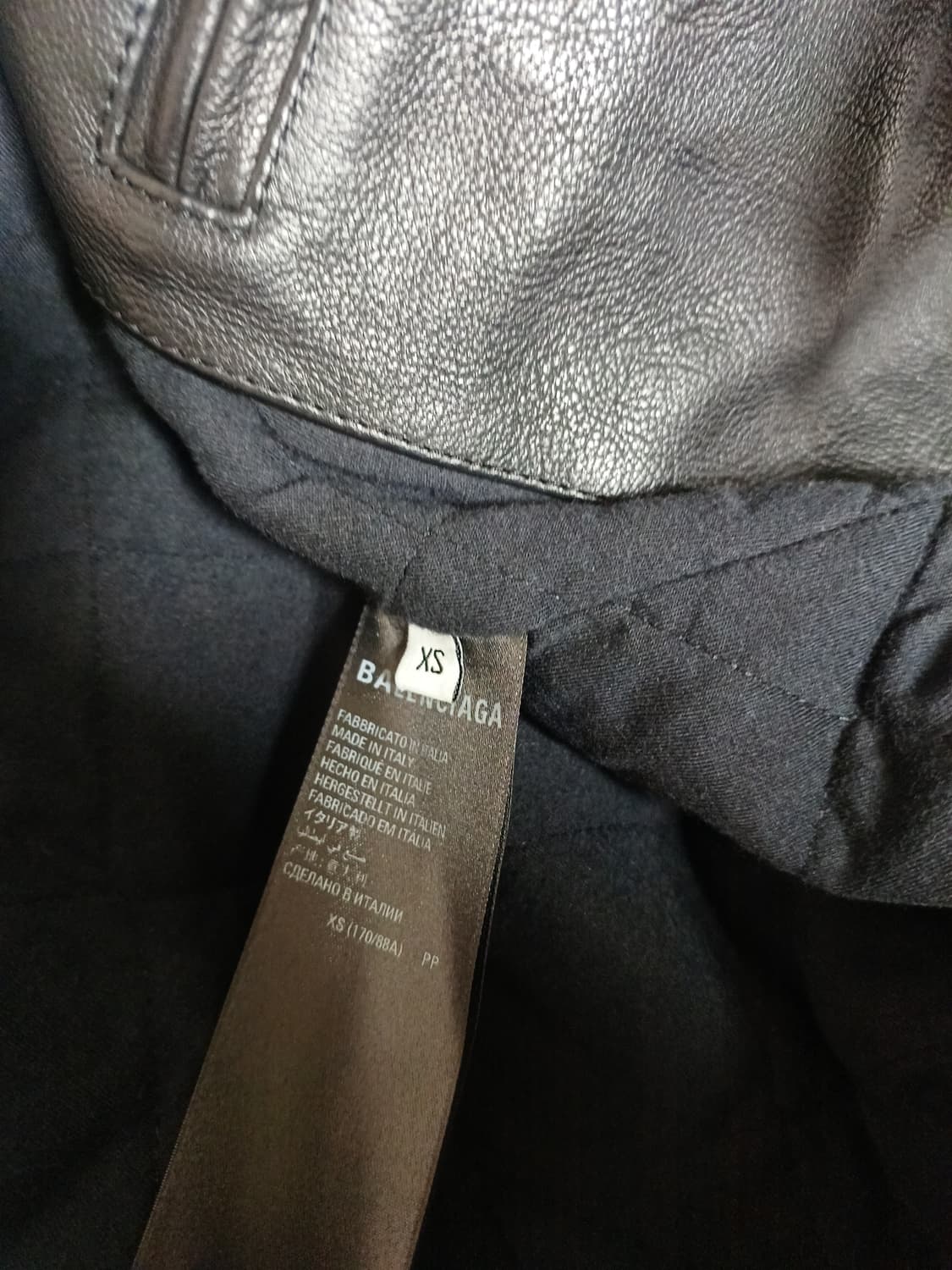 [xs] 발렌시아가 칼리지 1917 버팔로 레더자켓 상품이미지4