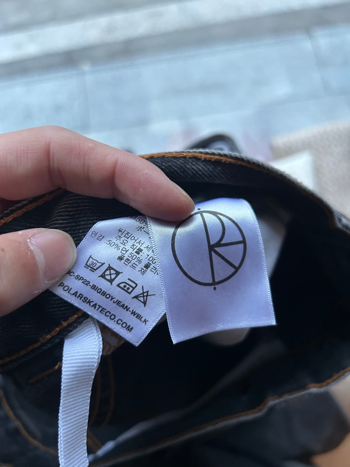 폴라스케이트 빅보이 블랙진 S사이즈  상품이미지6