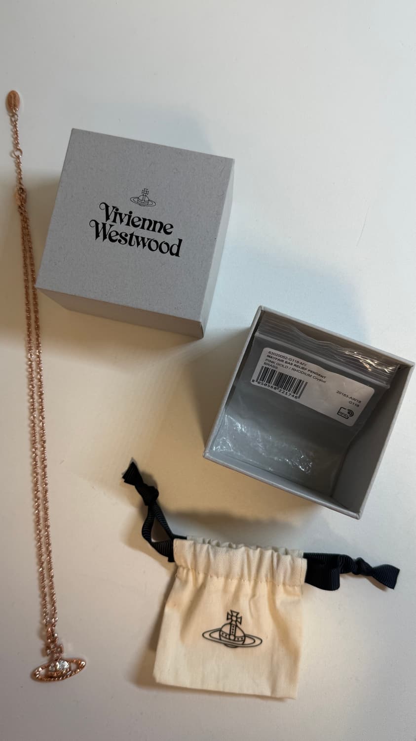비비안웨스트우드 핑크골드/로즈골드 목걸이 상품이미지1