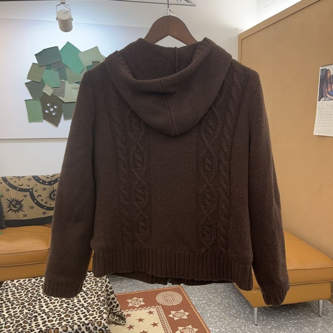 톰보이 진스 빈티지 캐주얼 떡볶이 집업 후드 가디건 85 C09410 상품이미지4