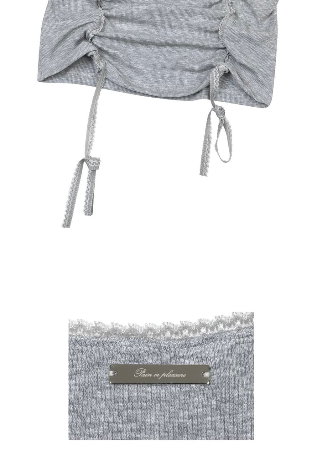 페인오어플레저 DAFFODIL TOP grey 상품이미지5