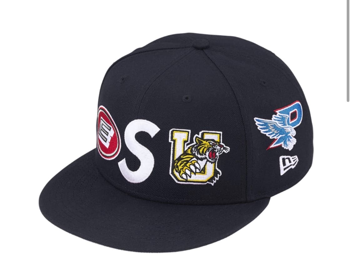 슈프림 뉴에라 S로고 볼캡 네이비 상품이미지1