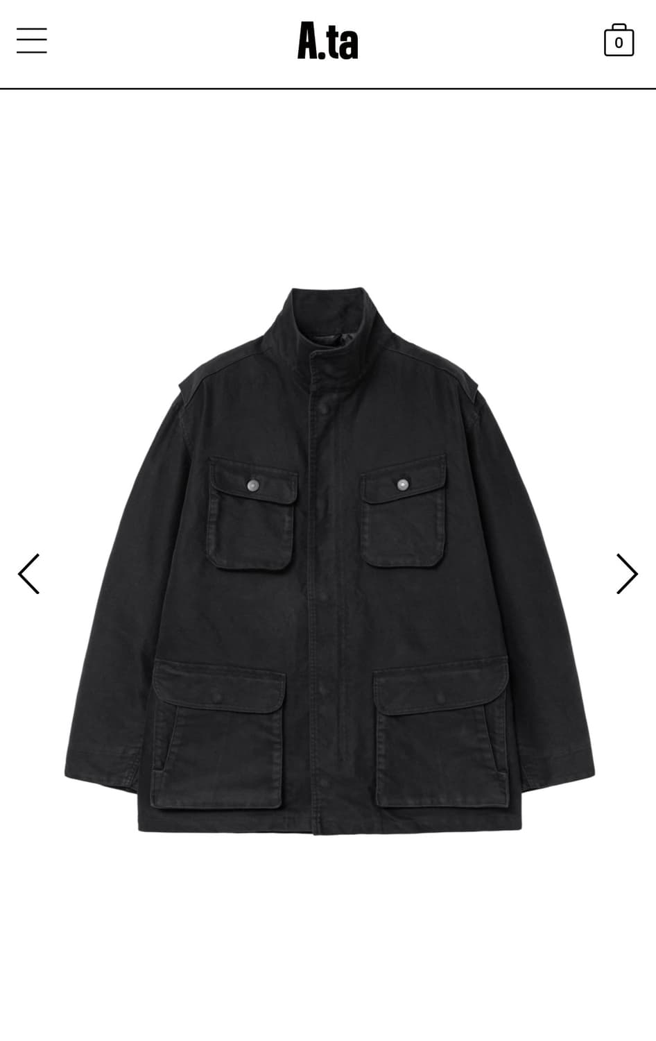 구매) A.ta 필드자켓 field jaket M,L 상품이미지1