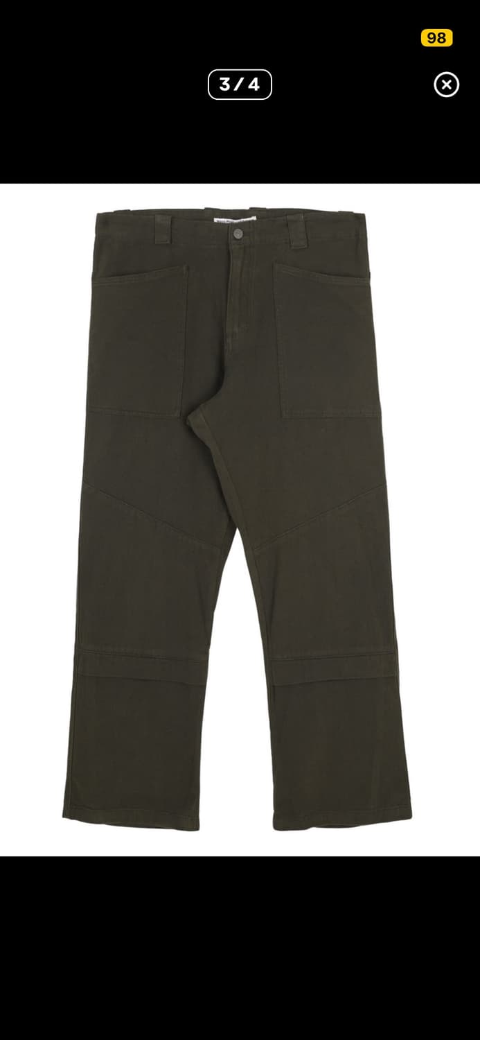 플라스틱프로덕트  웨이브 지퍼 팬츠 초콜릿 s 상품이미지3