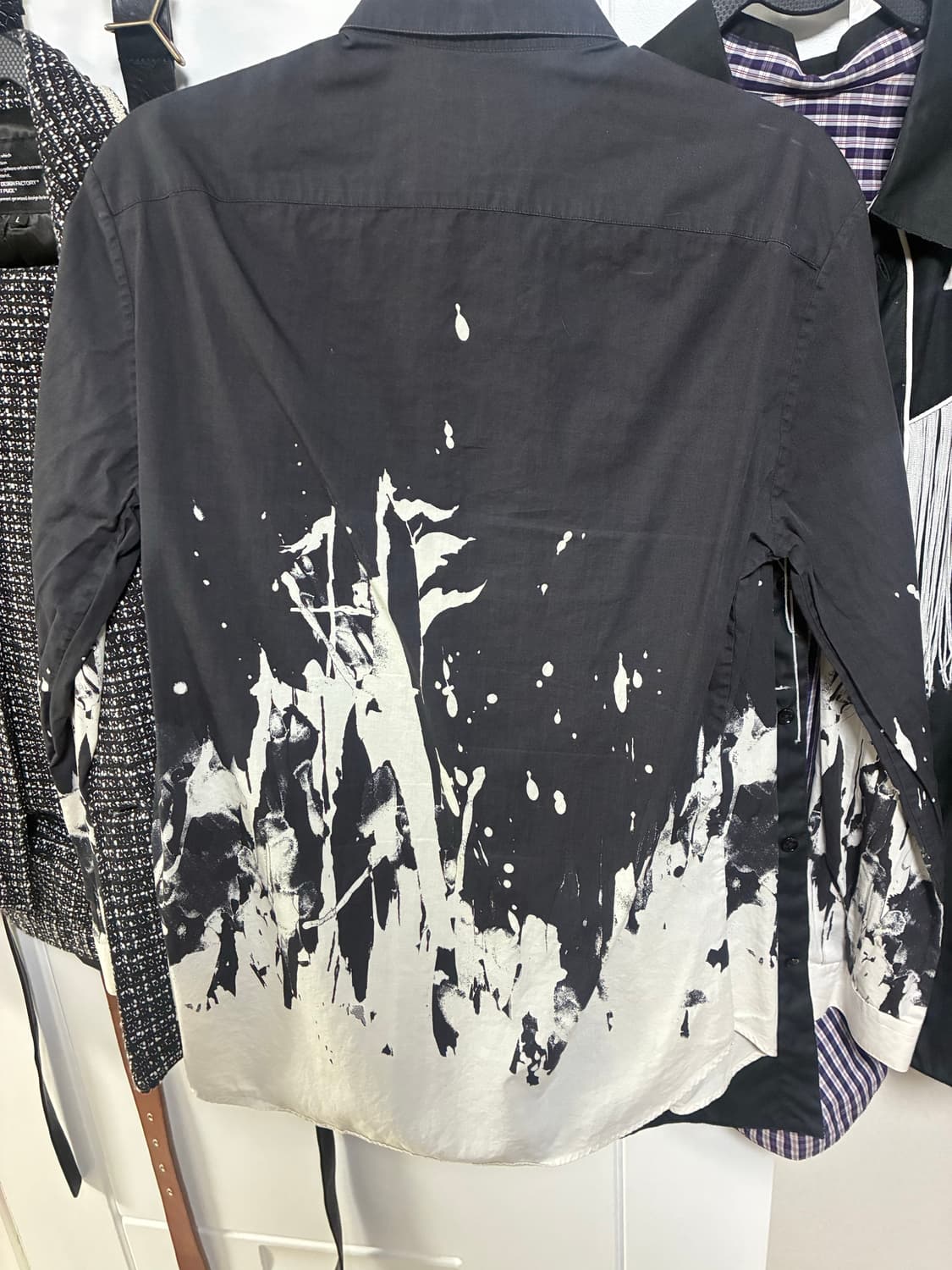 알렉산더맥퀸 페인팅셔츠 상품이미지3