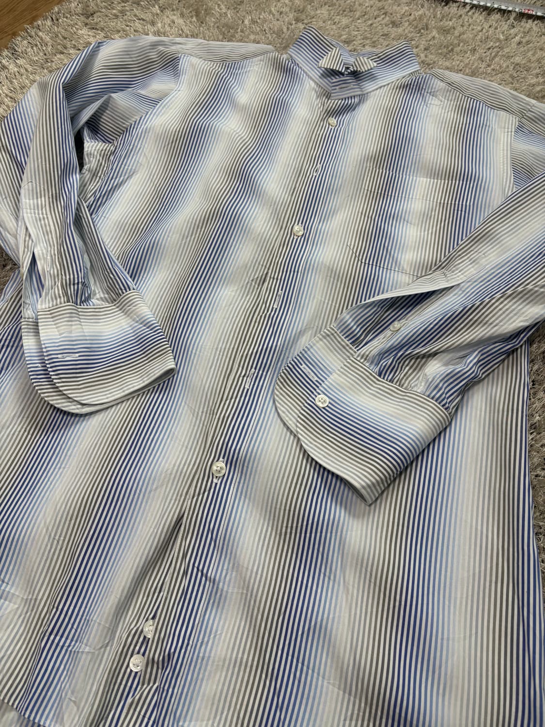 일본판 CHESTER BARRIE 스트라이프 셔츠 사이즈 100 상품이미지2