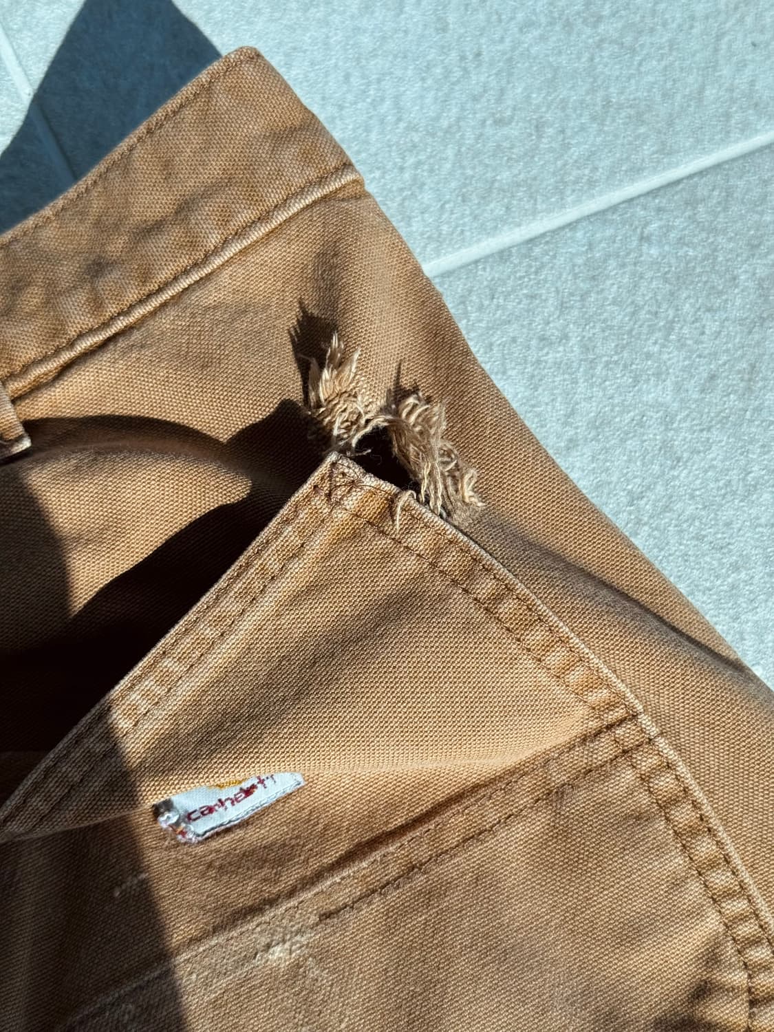 칼하트 더블니 팬츠 36x32 BN3334 상품이미지4