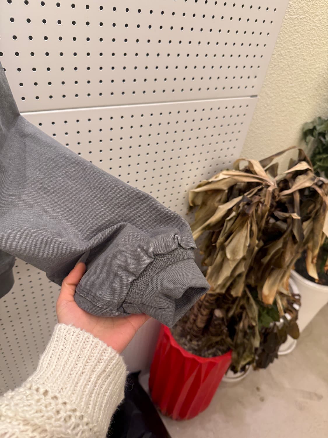 칼하트 j25 액티브 그레이 워크 자켓 U634 상품이미지4