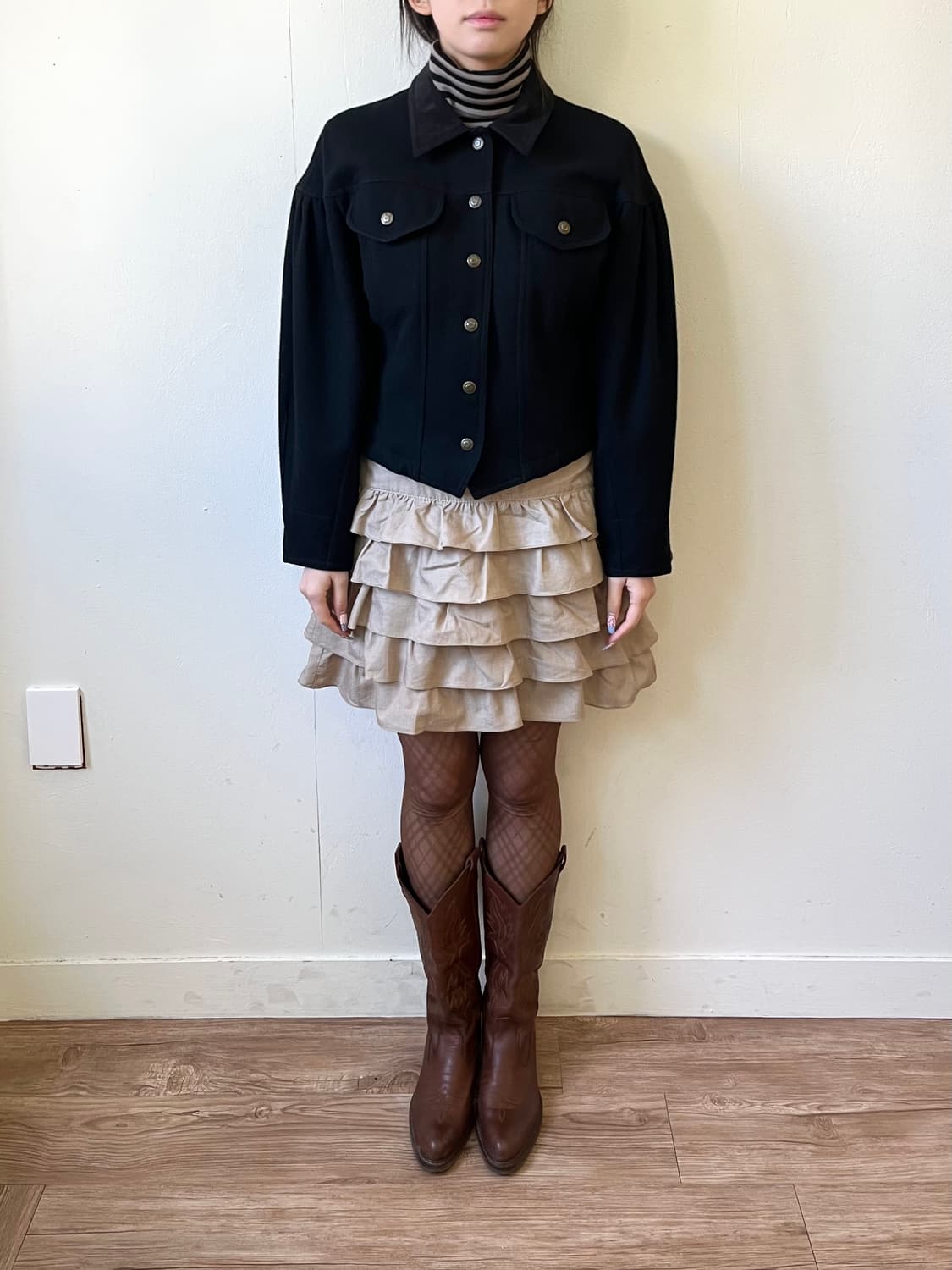 KENZO 셔링 트위드 자켓 상품이미지7