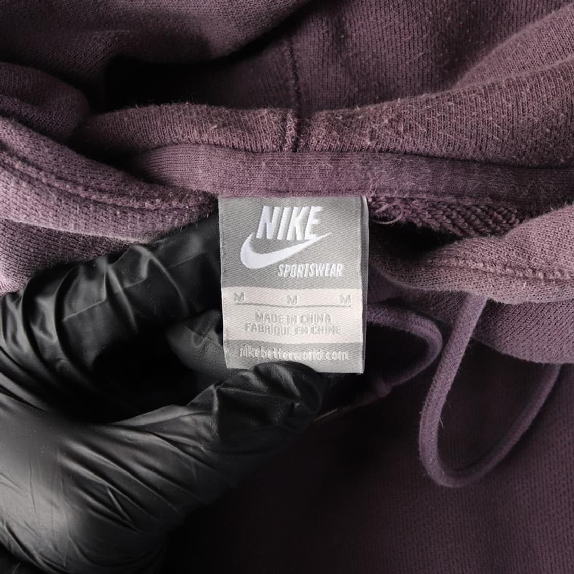 나이키 NSW 퍼플 빅로고 후드티 M 상품이미지6