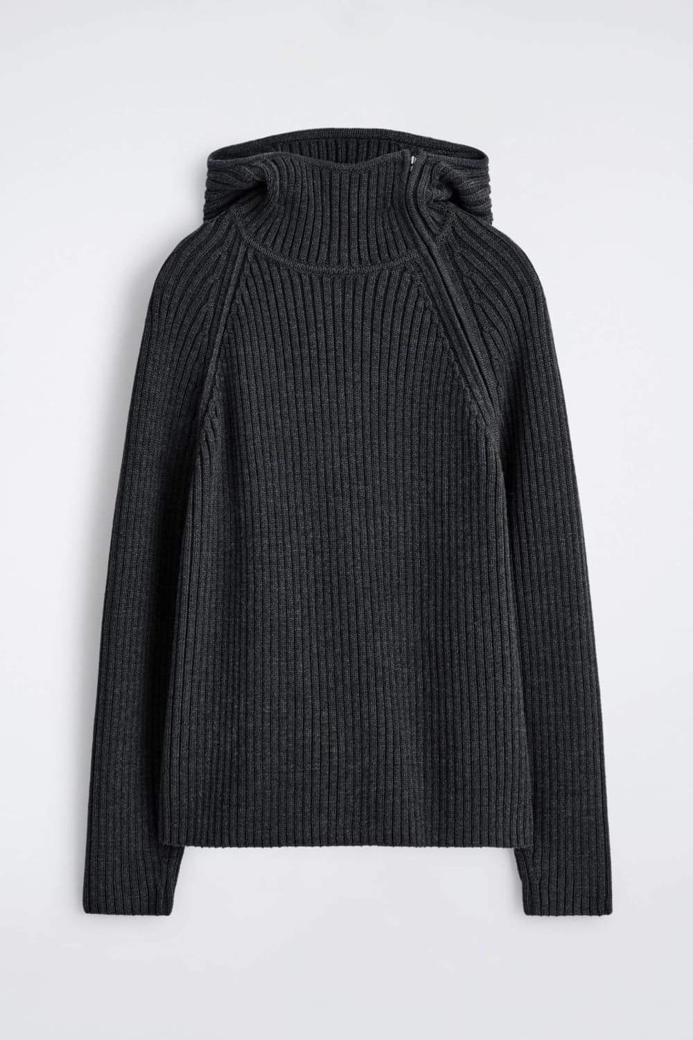 구해요) cos 청키 리브드 울 코튼 후디 상품이미지2