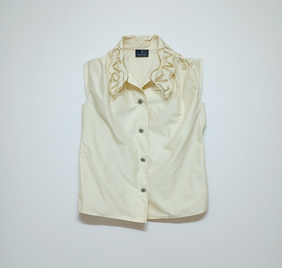 랑방컬렉션 LANVIN COLLECTION  실크블렌드 블라우스 상품이미지1