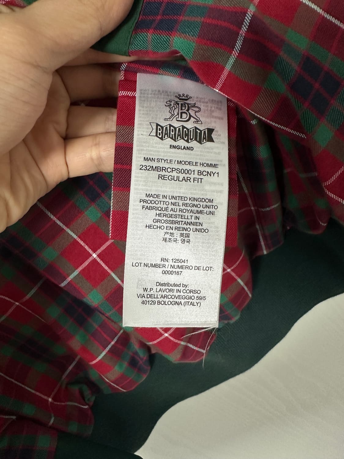 바라쿠타 G9 해링턴 자켓 레이싱 그린(44) 상품이미지6