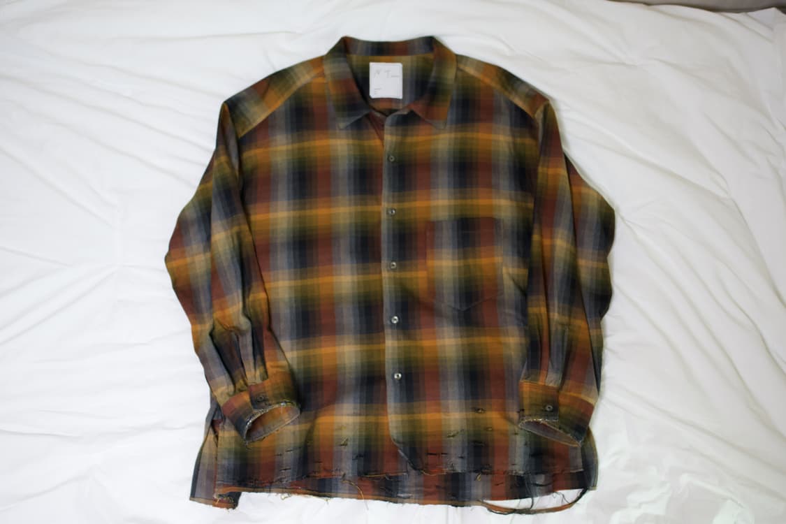 [2]24aw 안셀름 R/C 크래시 셔츠 상품이미지2