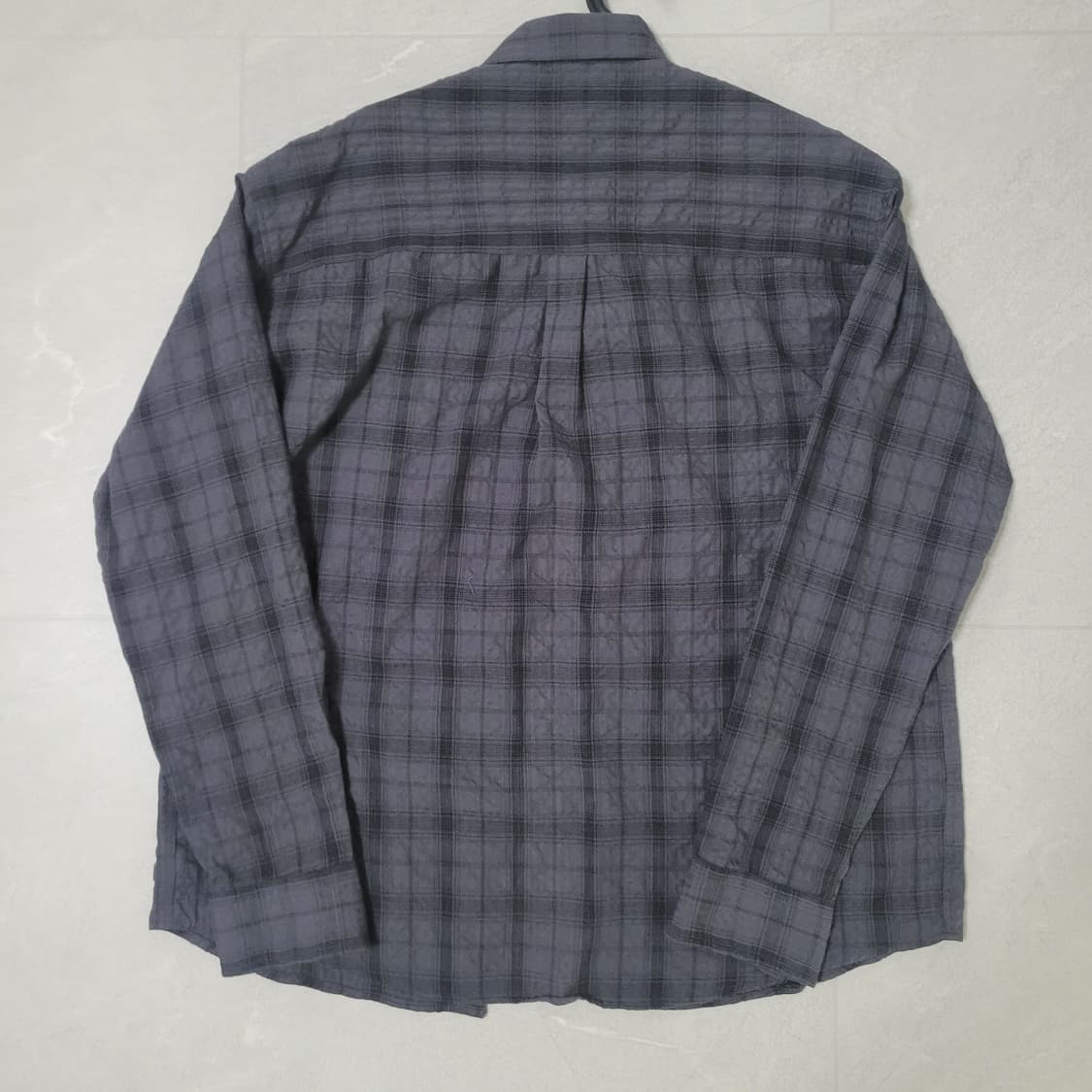 코프위 다크그레이 체크셔츠 M 상품이미지3