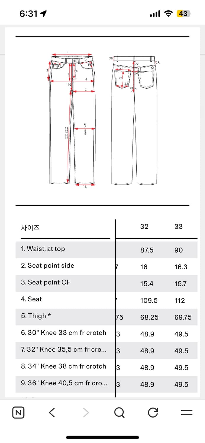 Arket 오션 루즈 스트레이트진 블랙 팝니다(단종색상) 상품이미지2