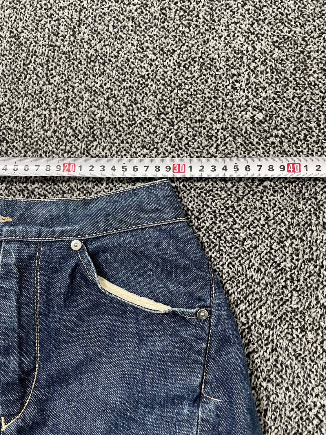 빈티지9. 리바이스 엔지니어드 진 데님 미디 스커트 청치마 상품이미지3