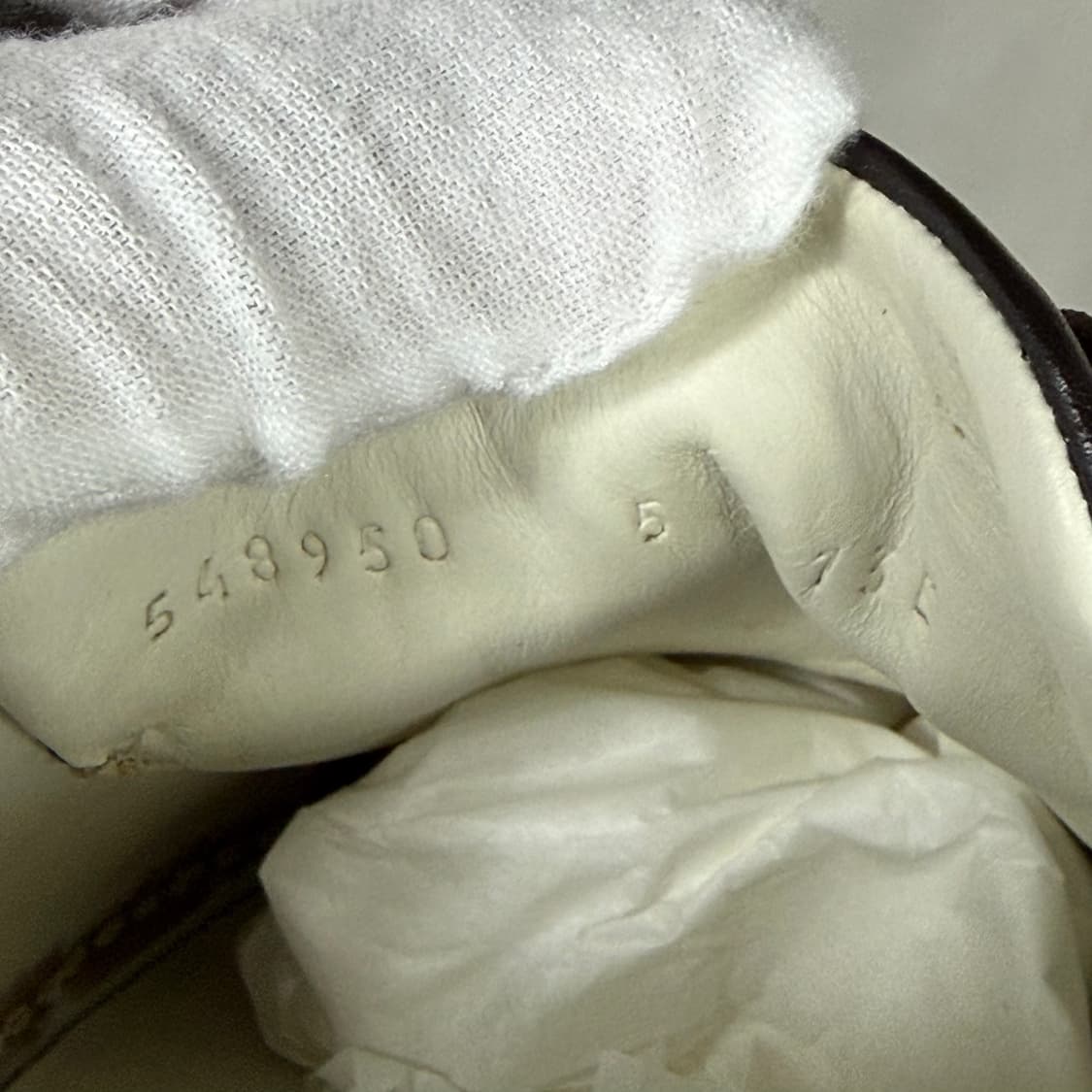 구찌 에이스 GG 슈프림 비 스니커즈 베이지 에보니 상품이미지9