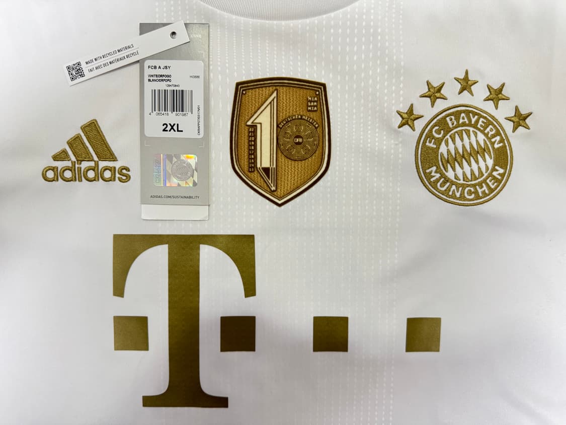 22-23 바이에른 뮌헨 어웨이 더리흐트 정품 유니폼 상품이미지5