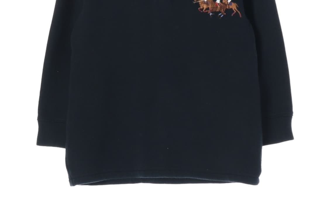 폴로 랄프로렌 트리플 빅포니 자수 기모 반집업 네이비 M 12/14 상품이미지4