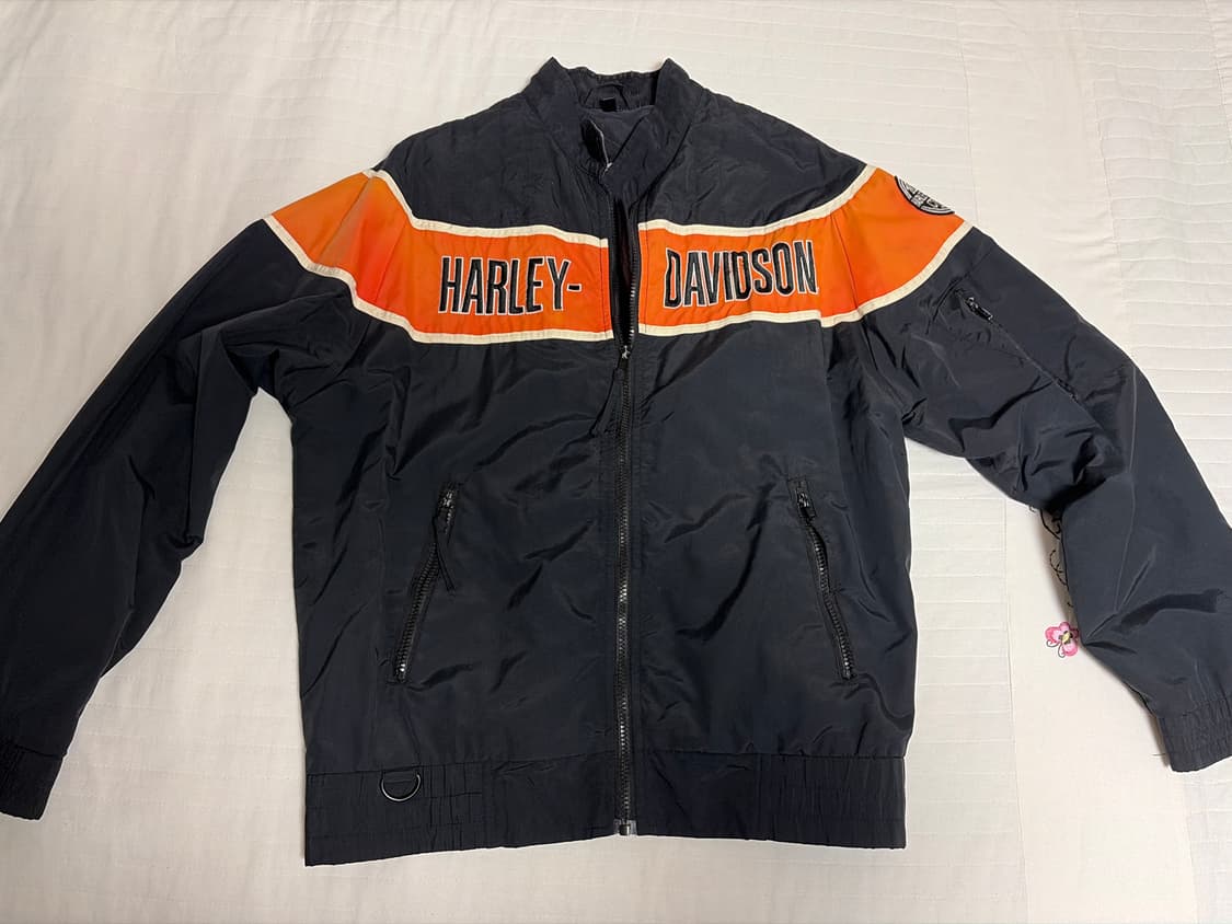 할리 데이비슨 나일론 레이싱 바이커 자켓 상품이미지1