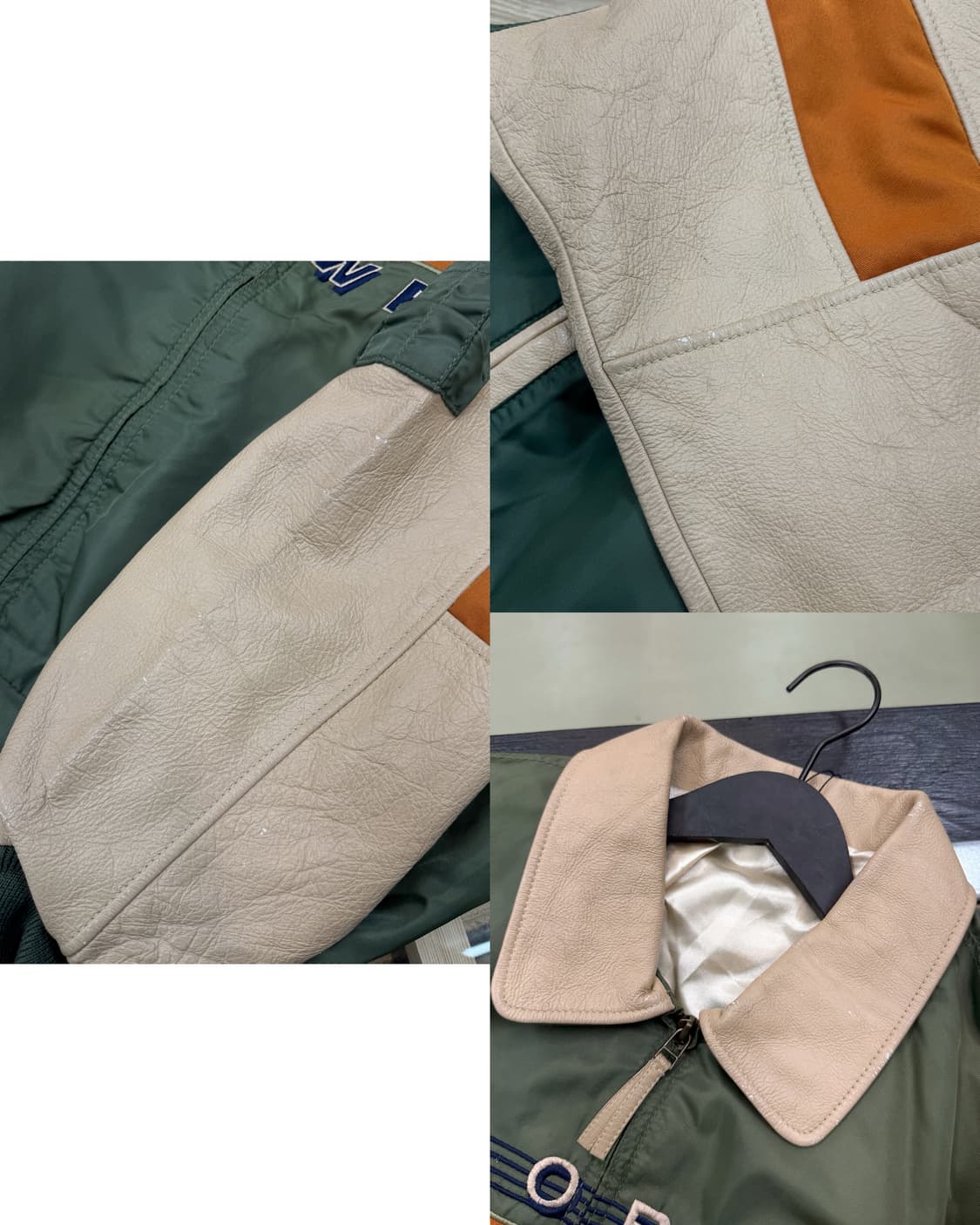 게스 90‘s PVC 레더 나일론 마원 상품이미지9