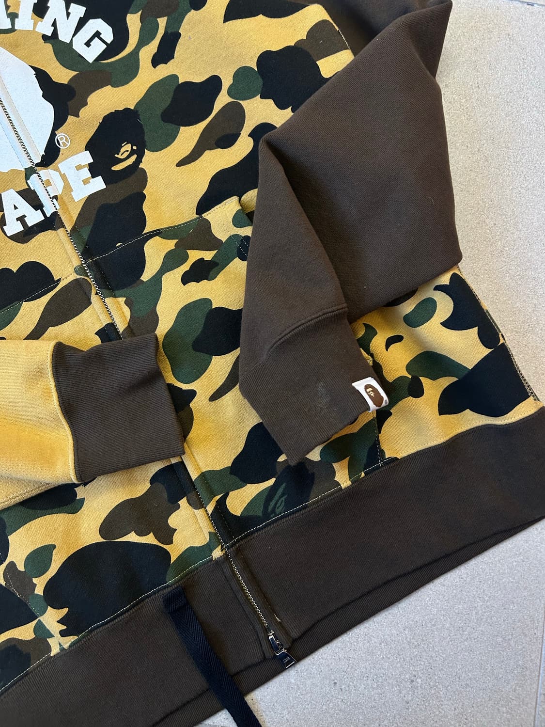 베이프 카모 크레이지 후드집업 상품이미지3