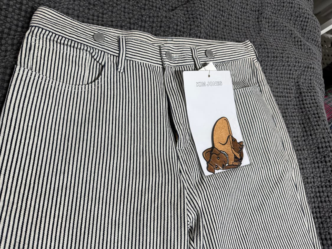 킴 존스 X GU 히코리팬츠 L 새상품 상품이미지3