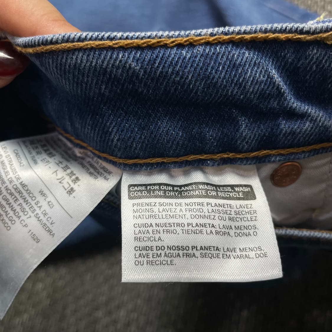 (26) 리바이스 중청 버튼플라이 데님 팬츠 상품이미지5