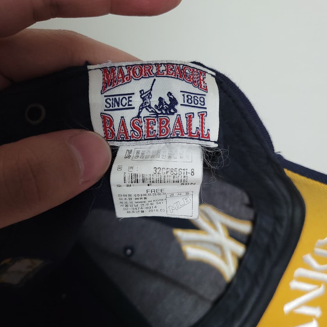 MLB 엠엘비 뉴욕 양키스 네이비 볼캡 모자 상품이미지6