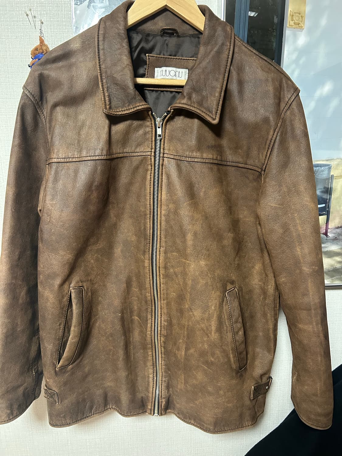 누아누 가죽자켓 상품이미지1